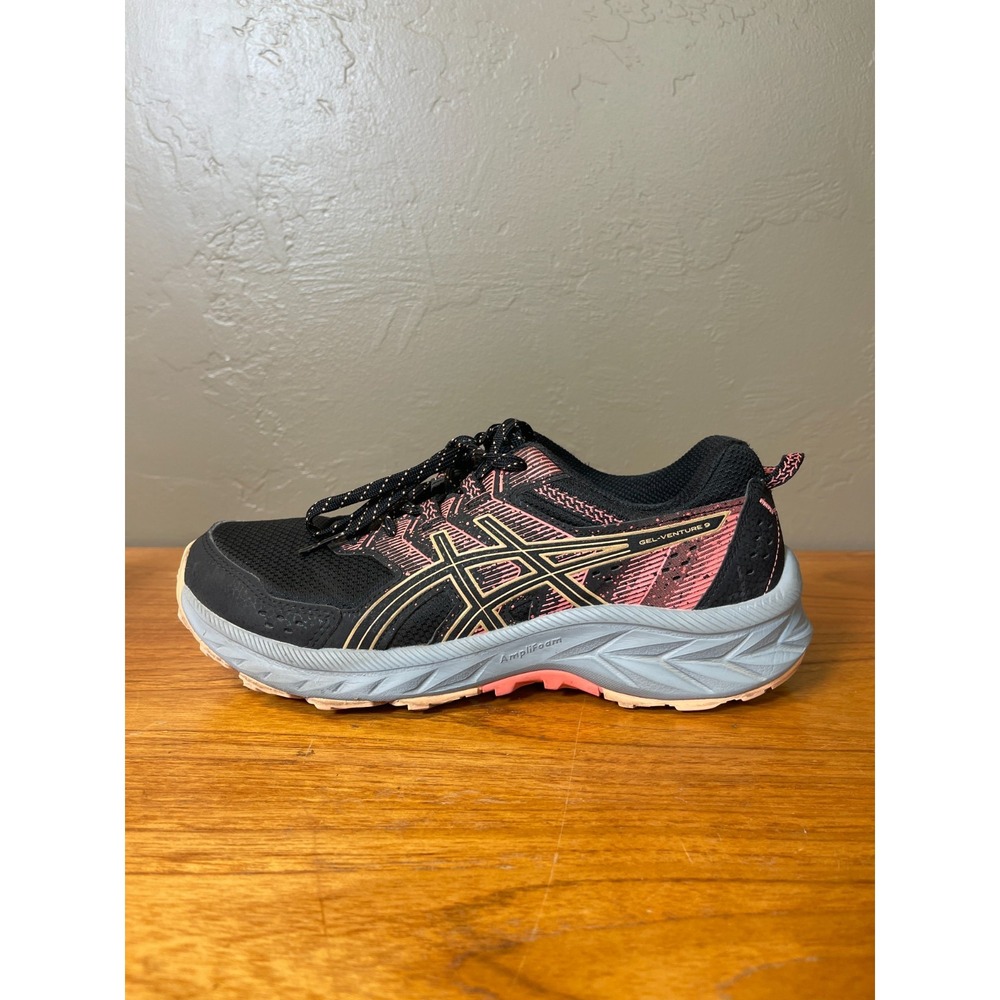 Asics Gel Venture 9 Trail Running Shoes Womens 8.5 Pink Sneakers Athletic Active
